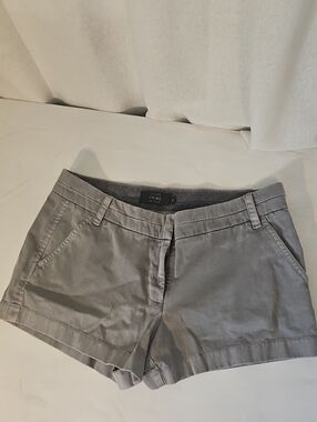 J. Crew Light Gray Chino Bermuda Shorts
